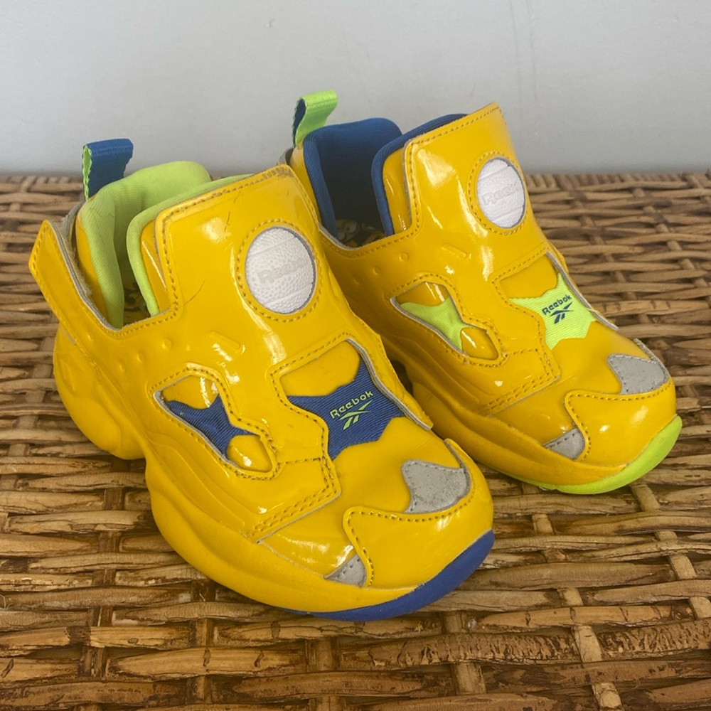 Reebok Versa Pump Fury Minion toddler slip-on shoes - Picture 2 of 11